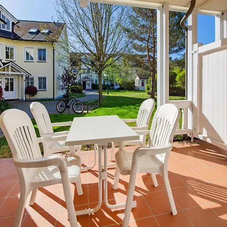 Апартаменты Duenenpark - Komfort Mit 1 Schlafzimmer Und Terrasse Im Erdgeschoss 240 Остзебад Бинц